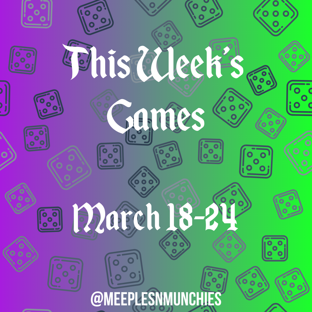 Family Game Time: Week Of March 18-24